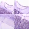 imageGRACE KARIN Girls Sequin Party Formal Dress Wedding Guest Sparkle Fancy Birthday Tulle High Low Prom Dresses 614 YearsFantasy Purple