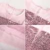 imageGRACE KARIN Girls Sequin Party Formal Dress Wedding Guest Sparkle Fancy Birthday Tulle High Low Prom Dresses 614 YearsPink