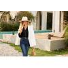 imageGRACE KARIN Elegant Long Sleeve Blouse 2025 Fall VNeck Dressy Casual Top for WomenBlack