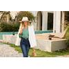imageGRACE KARIN Elegant Long Sleeve Blouse 2025 Fall VNeck Dressy Casual Top for WomenGreen