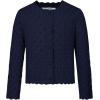 imageGRACE KARIN Girls Cropped Cardigan Sweaters Long Sleeve Cable Knit Button Front Sweater 512YNavy Blue