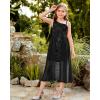 imageGRACE KARIN Girls Sequin Dress One Sleeve Formal Pageant Prom Party Dresses Size 514Black