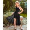 imageGRACE KARIN Girls Sequin Dress One Sleeve Formal Pageant Prom Party Dresses Size 514Black