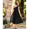imageGRACE KARIN Girls Sequin Dress One Sleeve Formal Pageant Prom Party Dresses Size 514Black