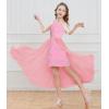 imageGRACE KARIN Girls Sequin Dress One Sleeve Formal Pageant Prom Party Dresses Size 514Candy Pink