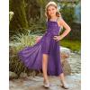 imageGRACE KARIN Girls Sequin Dress One Sleeve Formal Pageant Prom Party Dresses Size 514Dark Purple