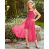 imageGRACE KARIN Girls Sequin Dress One Sleeve Formal Pageant Prom Party Dresses Size 514Hot Pink