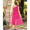 imageGRACE KARIN Girls Sequin Dress One Sleeve Formal Pageant Prom Party Dresses Size 514Hot Pink