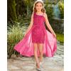 imageGRACE KARIN Girls Sequin Dress One Sleeve Formal Pageant Prom Party Dresses Size 514Hot Pink