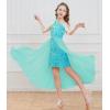 imageGRACE KARIN Girls Sequin Dress One Sleeve Formal Pageant Prom Party Dresses Size 514Light Green
