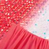 imageGRACE KARIN Girls Sequin Dress One Sleeve Formal Pageant Prom Party Dresses Size 514Magic White New