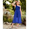 imageGRACE KARIN Girls Sequin Dress One Sleeve Formal Pageant Prom Party Dresses Size 514Navy Blue