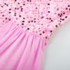 imageGRACE KARIN Girls Sequin Dress One Sleeve Formal Pageant Prom Party Dresses Size 514Pink Gold