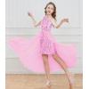 imageGRACE KARIN Girls Sequin Dress One Sleeve Formal Pageant Prom Party Dresses Size 514Pink Gold