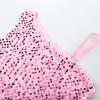 imageGRACE KARIN Girls Sequin Dress One Sleeve Formal Pageant Prom Party Dresses Size 514Pink Gold