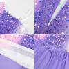 imageGRACE KARIN Girls Sequin Dress One Sleeve Formal Pageant Prom Party Dresses Size 514Pink Gold New