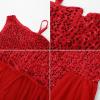 imageGRACE KARIN Girls Sequin Dress One Sleeve Formal Pageant Prom Party Dresses Size 514Red
