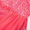 imageGRACE KARIN Girls Sequin Dress One Sleeve Formal Pageant Prom Party Dresses Size 514Watermelon Red