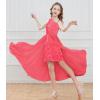 imageGRACE KARIN Girls Sequin Dress One Sleeve Formal Pageant Prom Party Dresses Size 514Watermelon Red