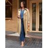 imageGRACE KARIN Long Sleeve Women Dressy Casual Tops Elegant Work Blouses Fall Outfits 2025 V Neck Business ShirtsGray Blue