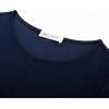 imageGRACE KARIN Sheer Tops for Women Long Sleeve See Through Undershirt Crewneck Party Club Night Outfits Lace Blouse Mesh ShirtsNavy Blue