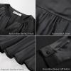 imageGRACE KARIN Women Blouses Dressy Casual Long Sleeve Satin Silk Shirts for Work Basic Tops V Neck Fashion Outfits TrendyBlack