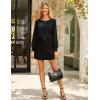 imageGRACE KARIN Womens Blouses Dressy Casual Shirts with Pleated Front for Business 2025 Fall Teacher OutfitsBlack