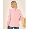 imageGRACE KARIN Womens Blouses Dressy Casual Shirts with Pleated Front for Business 2025 Fall Teacher OutfitsPink