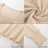 imageGRACE KARIN Womens Fall Long Sleeve Trendy Tops 2025 Square Neck Ribbed Casual Shirts Cozy Basic ShirtsApricot