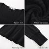 imageGRACE KARIN Womens Fall Long Sleeve Trendy Tops 2025 Square Neck Ribbed Casual Shirts Cozy Basic ShirtsBlack