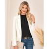 imageGRACE KARIN Womens Long Sleeve Shirts Pleated Mock Neck Tops Dressy Casual Business Work Blouses Fall Fashion 2025Black