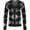 imageGRACE KARIN Womens Cardigan Sweater Fall Long Sleeve Argyle Sweater V Neck Button Up Cardigan Color Block Preppy Clothes