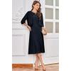 imageGRACE KARIN Mother of The Bride Dress with 34 Sleeves Cardigan Stretchy Lace 2 Pieces Wedding Guest Sequins Dresses