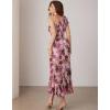 imageGRACE KARIN Womens Summer One Shoulder Sleeveless Dresses Floral Flowy Ruffle High Low Wedding Guest Maxi Sundresses