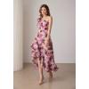 imageGRACE KARIN Womens Summer One Shoulder Sleeveless Dresses Floral Flowy Ruffle High Low Wedding Guest Maxi Sundresses
