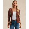 imageGRACE KARIN Womens Fall Knit Cardigan Trendy 2025 Long Sleeve Lightweight Button Up Sweater Open Front Casual JacketCaramel