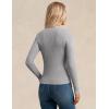 imageGRACE KARIN Womens Fall Knit Cardigan Trendy 2025 Long Sleeve Lightweight Button Up Sweater Open Front Casual JacketFlower Grey