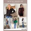imageGRACE KARIN Womens Fall Knit Cardigan Trendy 2025 Long Sleeve Lightweight Button Up Sweater Open Front Casual JacketFlower Grey