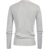 imageGRACE KARIN Womens Fall Knit Cardigan Trendy 2025 Long Sleeve Lightweight Button Up Sweater Open Front Casual JacketLight Grey Heather