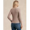 imageGRACE KARIN Womens Fall Knit Cardigan Trendy 2025 Long Sleeve Lightweight Button Up Sweater Open Front Casual JacketMid Khaki