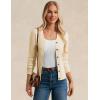imageGRACE KARIN Womens Fall Knit Cardigan Trendy 2025 Long Sleeve Lightweight Button Up Sweater Open Front Casual JacketNude