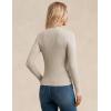 imageGRACE KARIN Womens Fall Knit Cardigan Trendy 2025 Long Sleeve Lightweight Button Up Sweater Open Front Casual JacketOatmeal