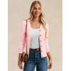 imageGRACE KARIN Womens Fall Knit Cardigan Trendy 2025 Long Sleeve Lightweight Button Up Sweater Open Front Casual JacketPink