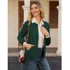 imageGRACE KARIN Womens Long Sleeve Zip Up Cardigan Sweaters Lightweight Fall Fashion Sweater Jacket Knitted SweatershirtsDark Green