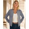 imageGRACE KARIN Womens Long Sleeve Zip Up Cardigan Sweaters Lightweight Fall Fashion Sweater Jacket Knitted SweatershirtsDeep Grey