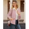 imageGRACE KARIN Womens Long Sleeve Zip Up Cardigan Sweaters Lightweight Fall Fashion Sweater Jacket Knitted SweatershirtsLight Pink