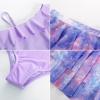 imageGRACE KARIN Girls One Piece Swimsuits with Mesh Skirt Bathing Suit Swimwear 614YPurple