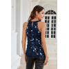 imageGRACE KARIN Halter Sequin Tank Tops for Women Sleeveless Sparkly Glitter Club Outfits Ruched Flowy Shiny Party Concert ShirtNavy Blue