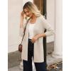 imageGRACE KARIN Fall Long Cardigans for Women 2025 Open Front Long Sleeve Sweaters Early Fall Fashion OutfitsApricot