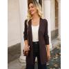 imageGRACE KARIN Fall Long Cardigans for Women 2025 Open Front Long Sleeve Sweaters Early Fall Fashion OutfitsChocolate Brown